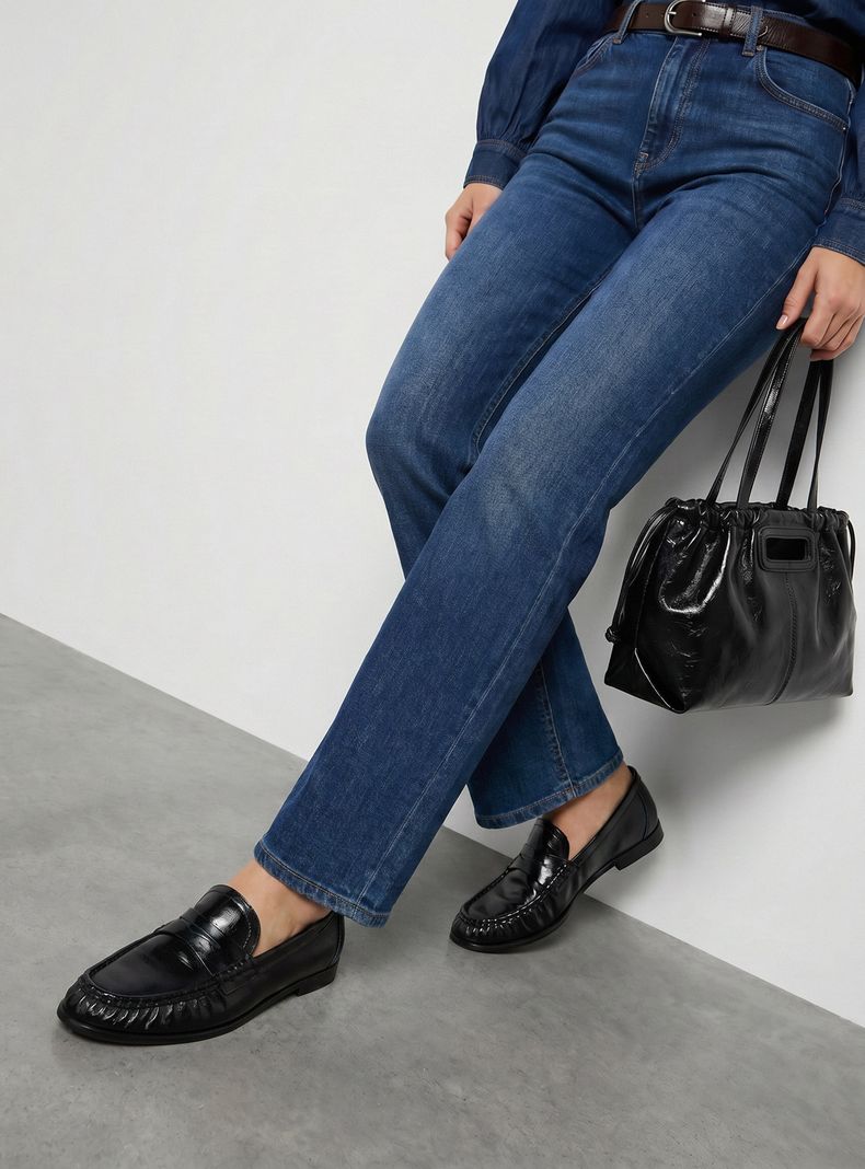 Mocasín Cuero Mujer