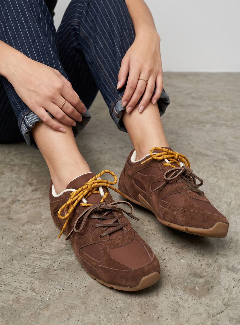 Zapatilla Urbana Retro Running Estilo Vintage Mujer