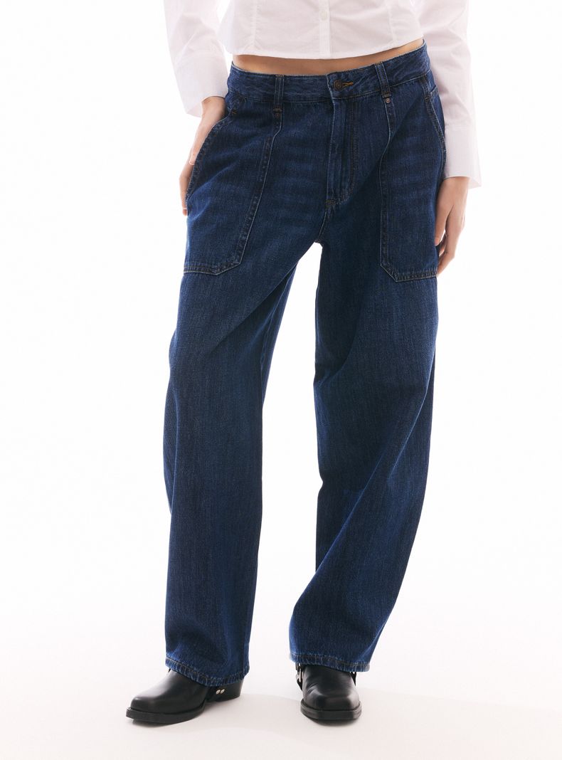 Jeans Balloon Bolsillo Parche