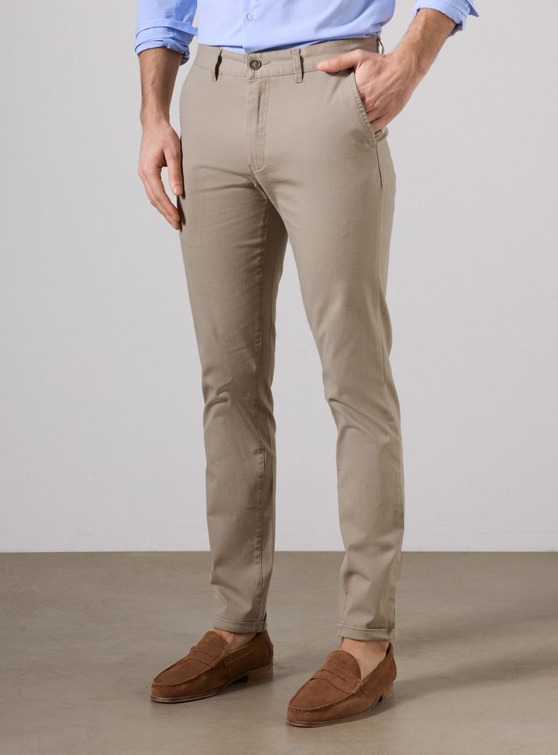 Pantalón Gabardina Slim