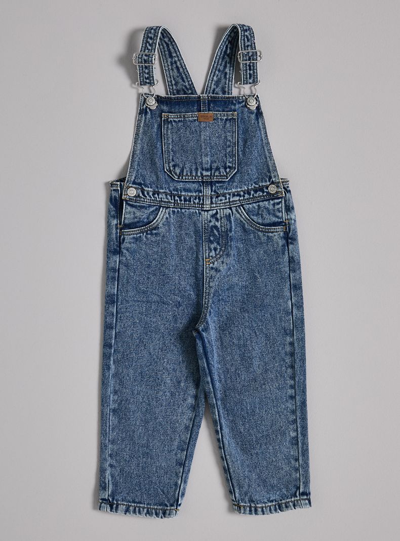 Jardinera de Corte Clásico Denim