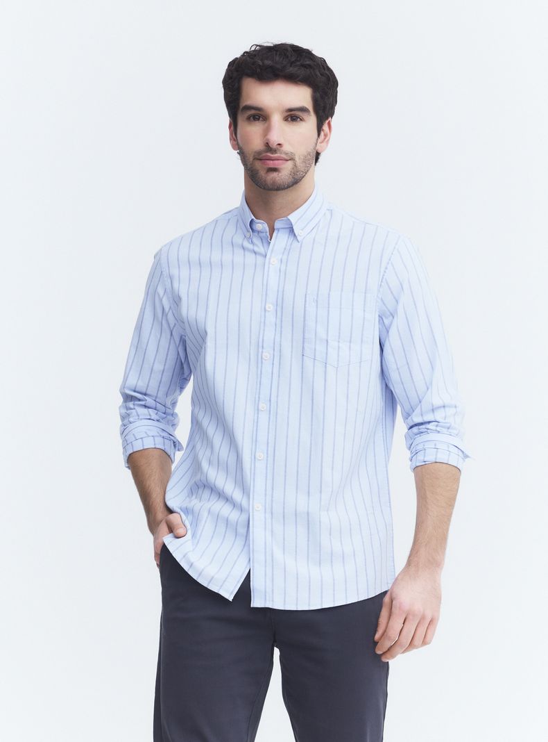 Camisa Algodón Elastano