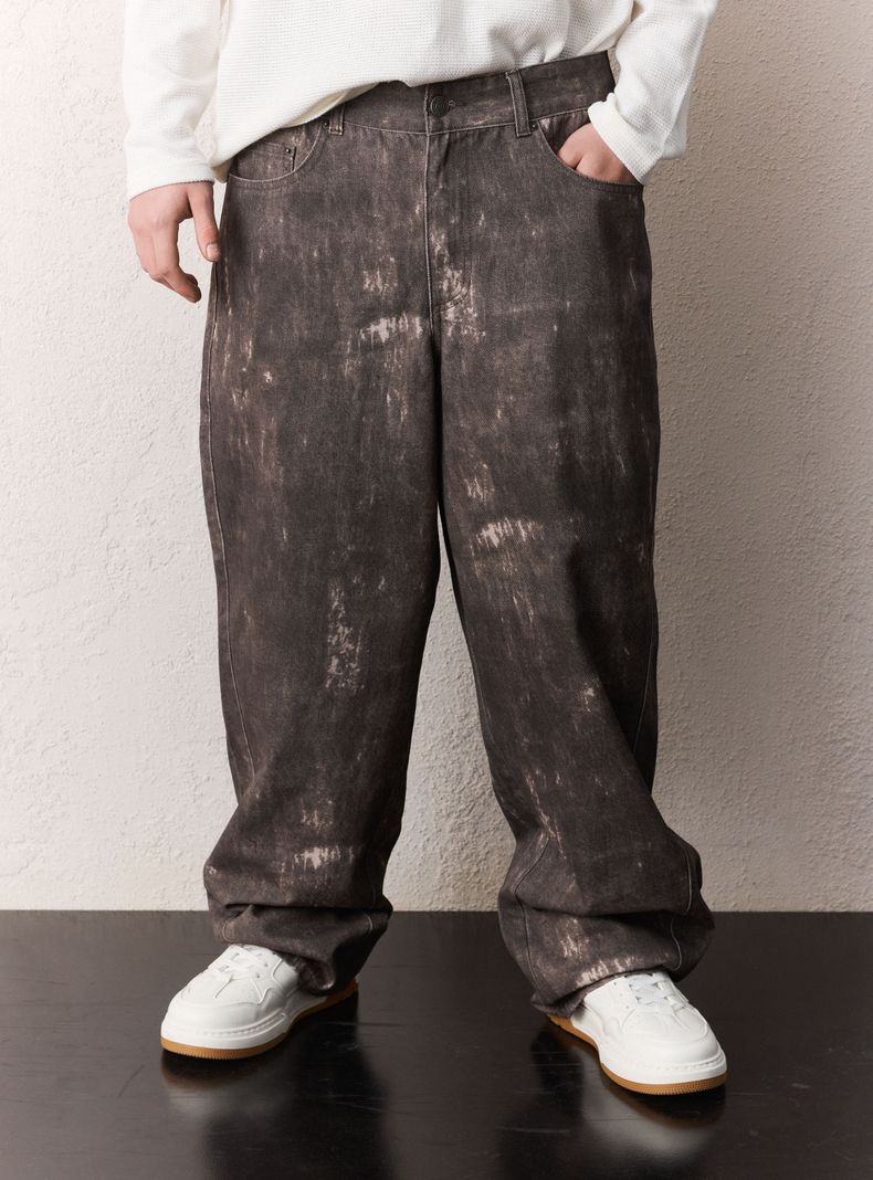Jeans Estampado de Camuflaje