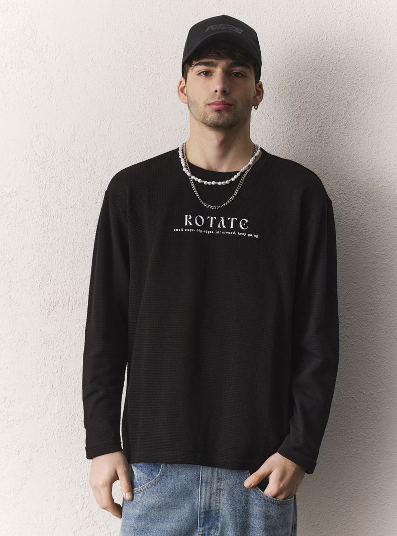 Polera Texturizada Print
