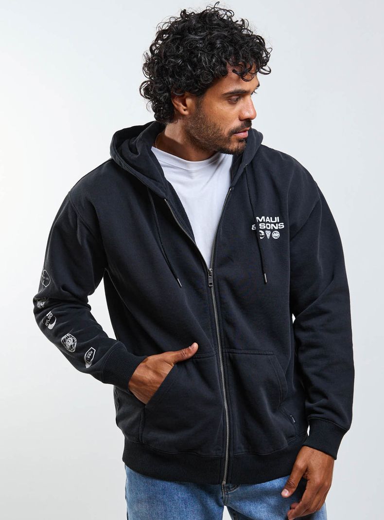 Polerón Deportivo Print Manga