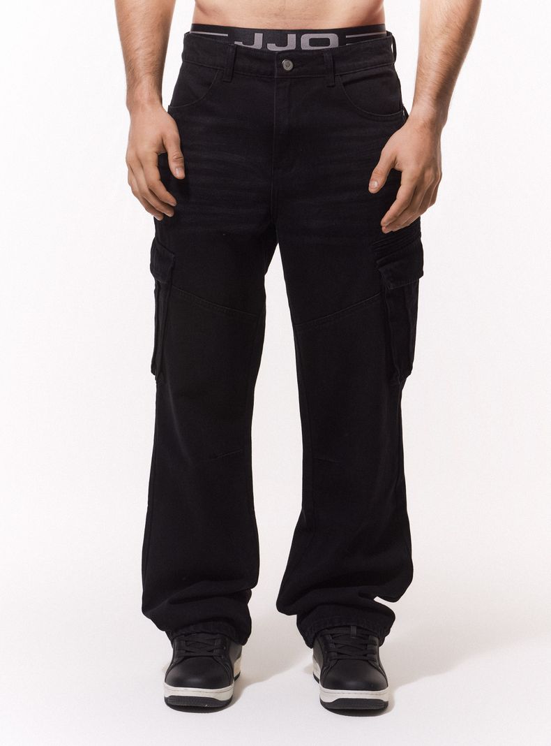 JJO JEANS CARGO RELAXED OSCURO