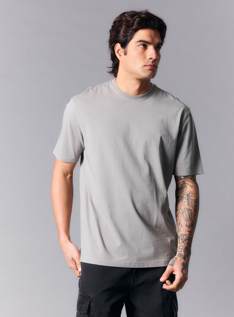 Polera Estampado Espalda Relaxed Fit