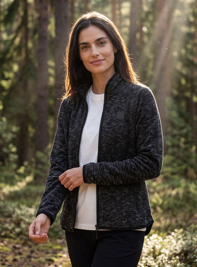 Polar Melange Full Zipper