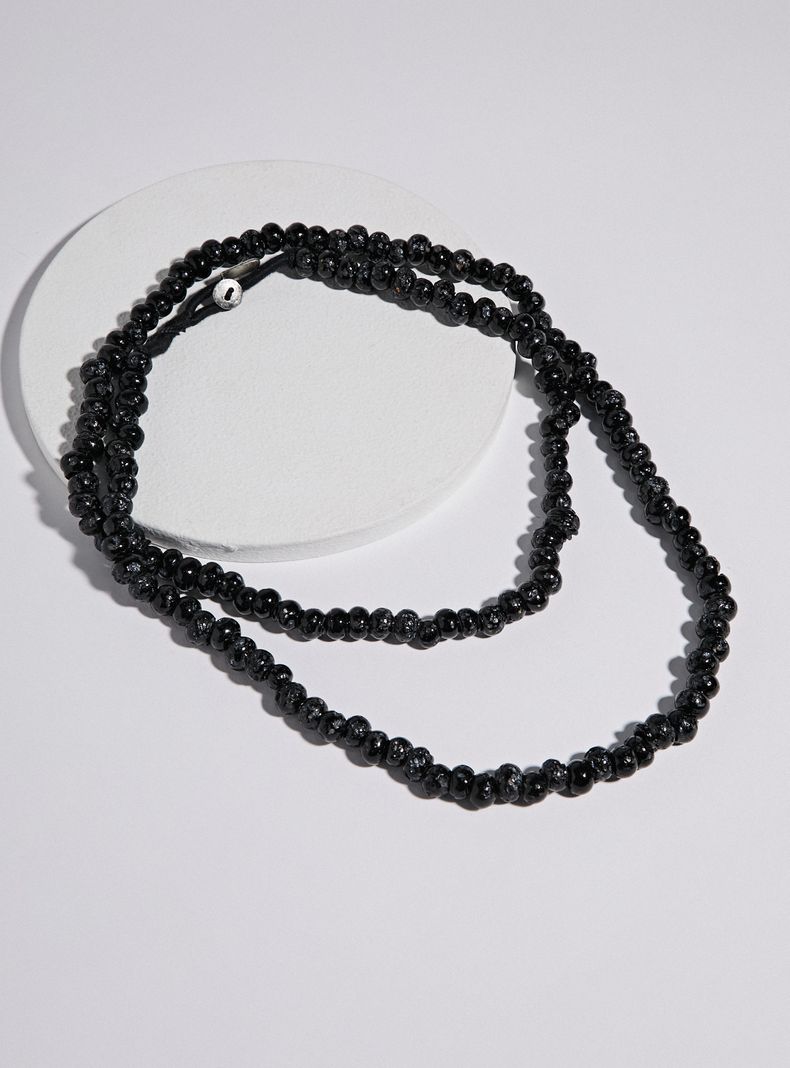 Collar Largo con Mostacillas