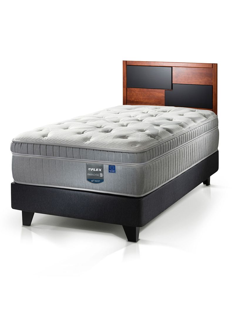 Cama Europea Paradise 1.5 Plazas + Resp Colonia