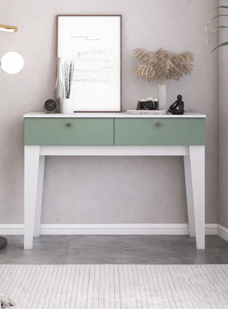 Arrimo Veneza 120x38.5x79 cm Blanco y Verde