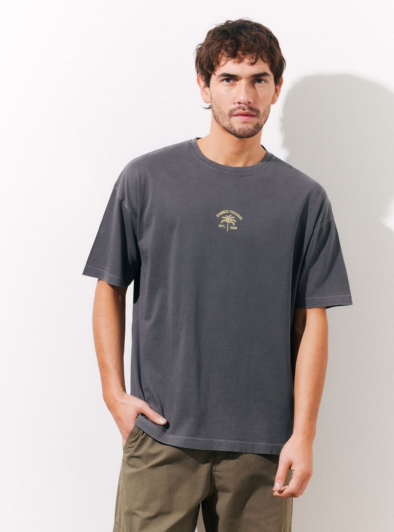 Polera Bordado Frontal