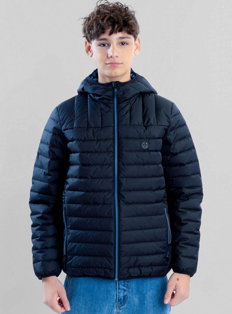 Parka Black Cierre Color