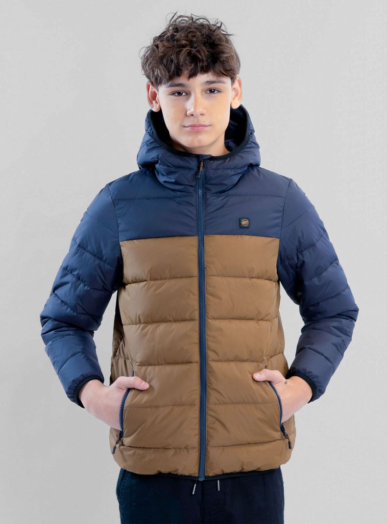 Parka Bicolor Clásica Niño