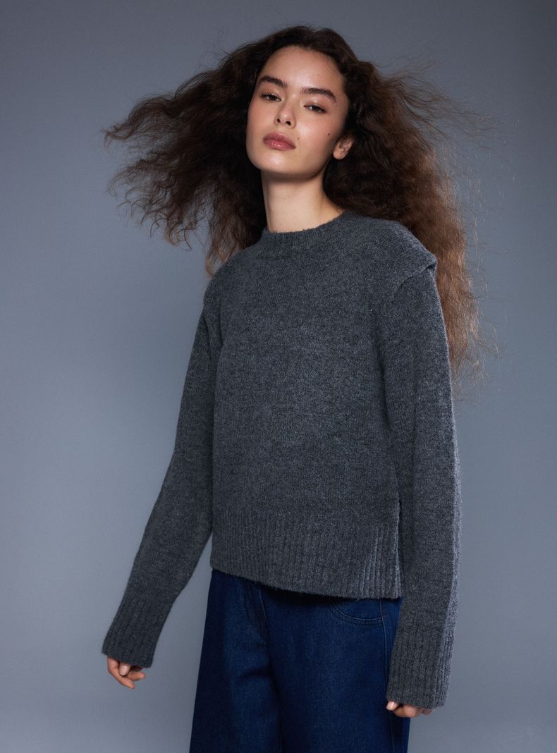 Sweater Rayas Horizontales Tejido Suave Elasticado