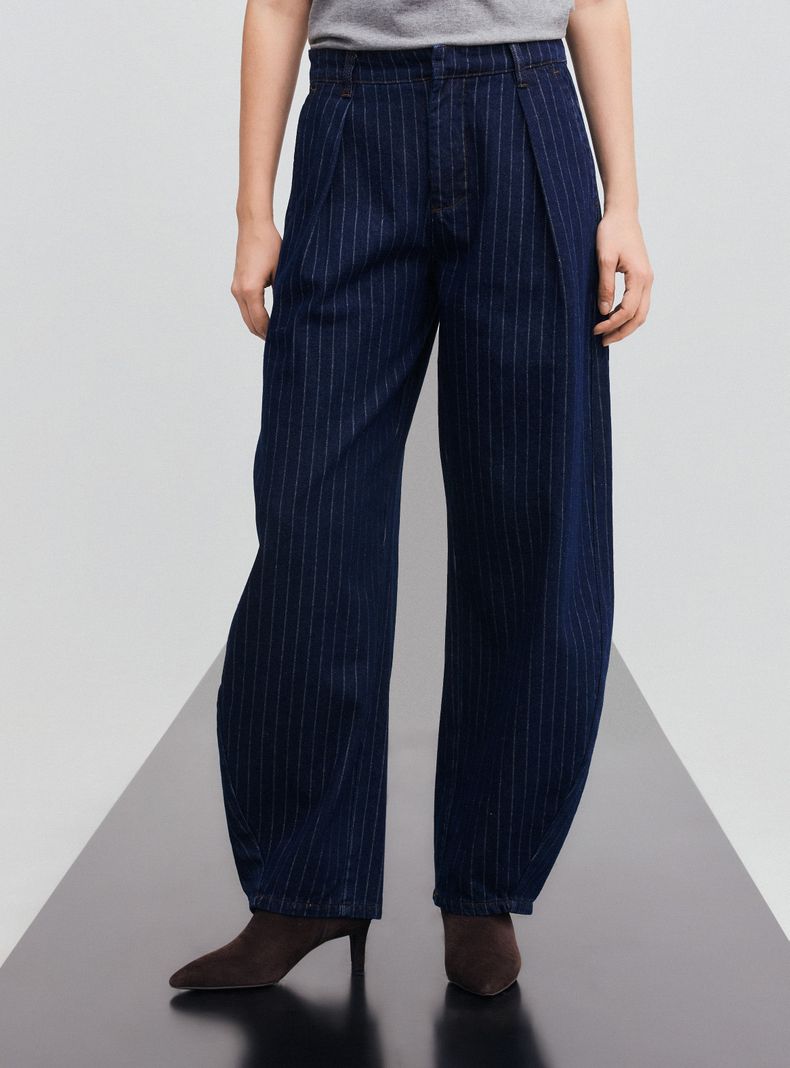 Alaniz Jeans Barrel Rayas