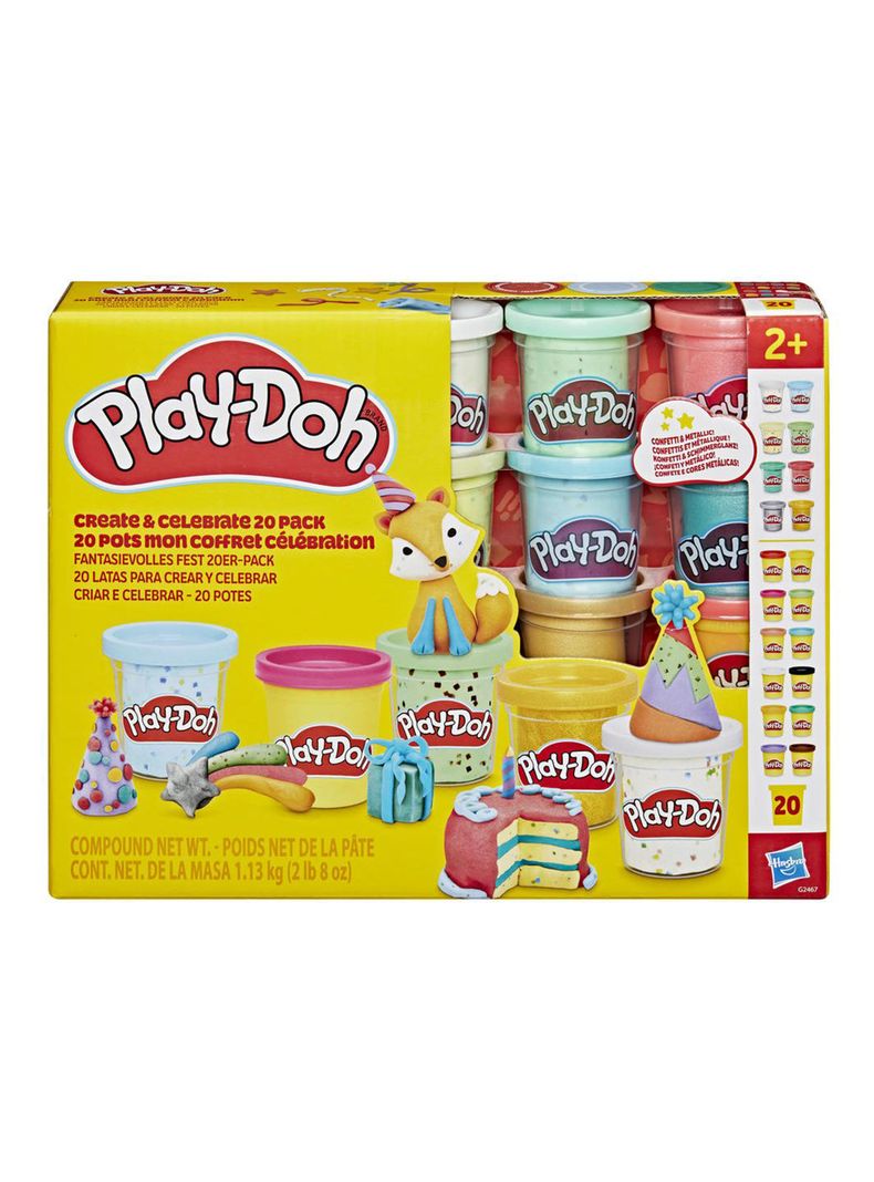 Masas y Plastilinas 20 Latas para Crear y Celebrar