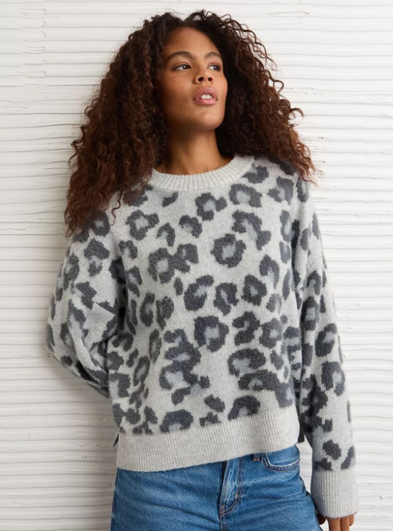 Sweater Ae Soft Classic Whoa So Crew Neck