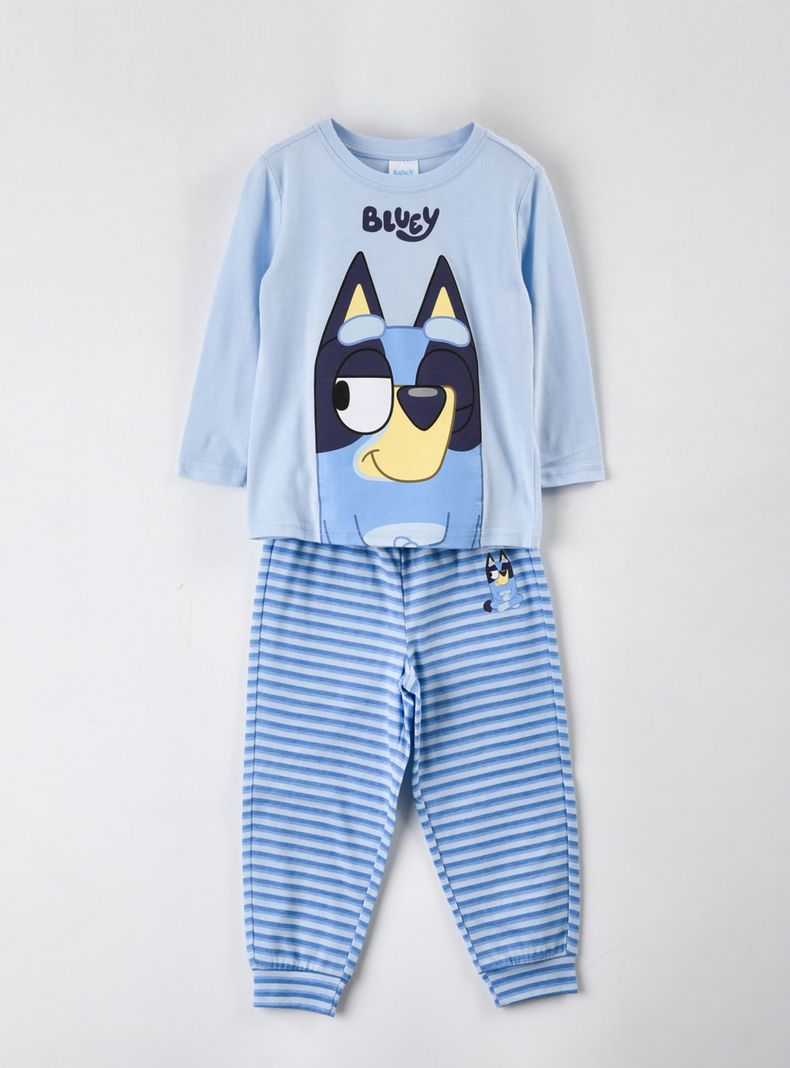 Pijama Toddlero Personaje Bluey Rayas