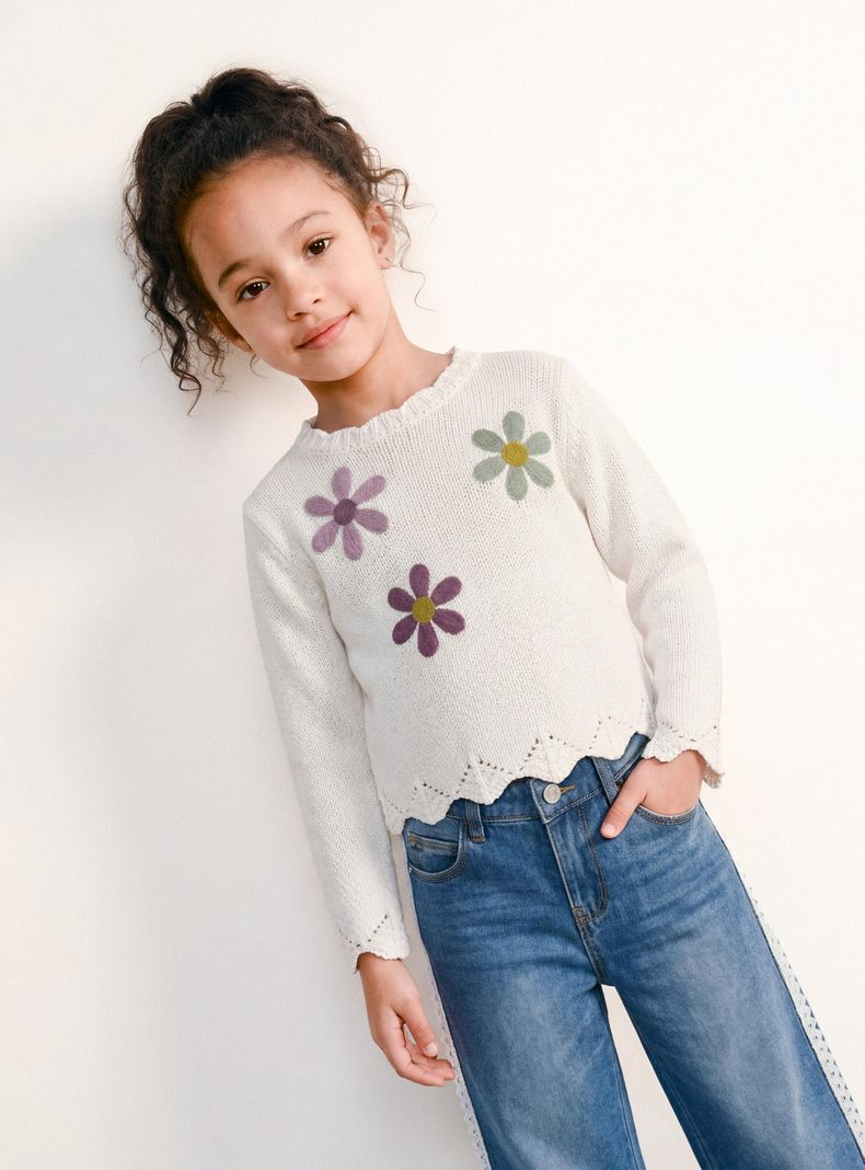 Sweater Diseño Flores Color