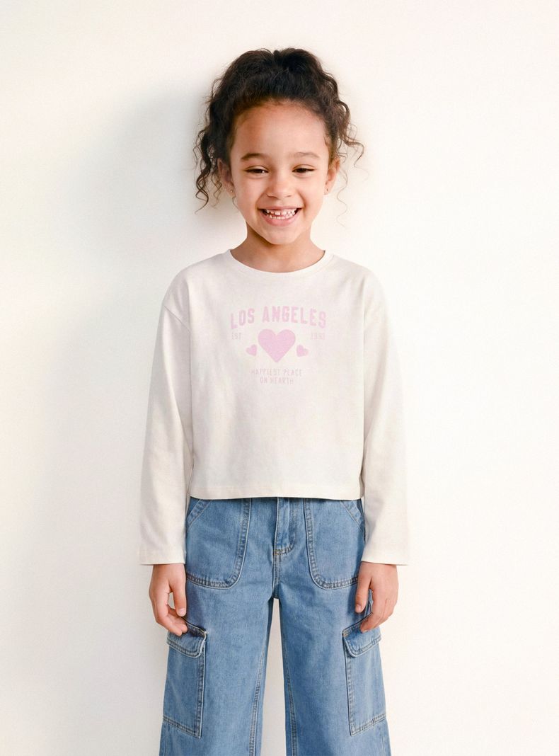 Tribu Polera Diseño College Niña