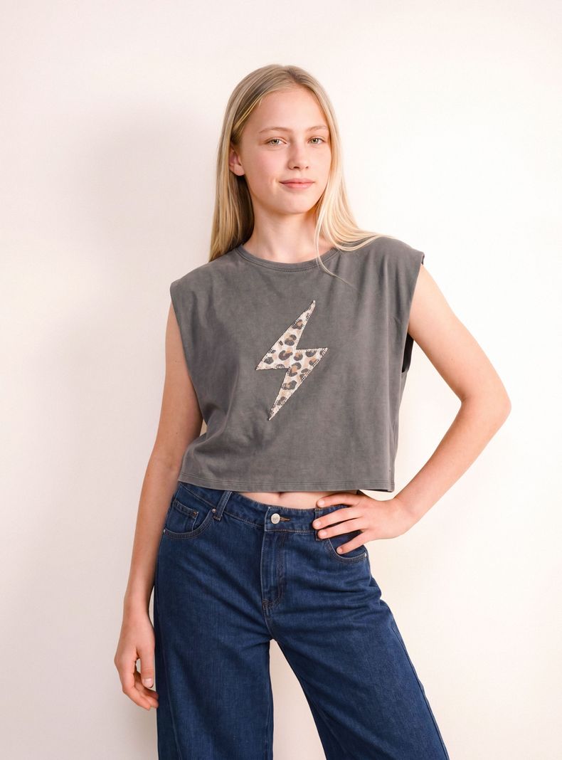 Moon Polera Aplicación Parche Mini Tachas