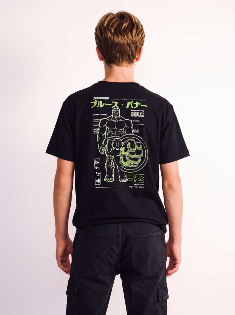 Polera Estampado Superhéroes Marvel
