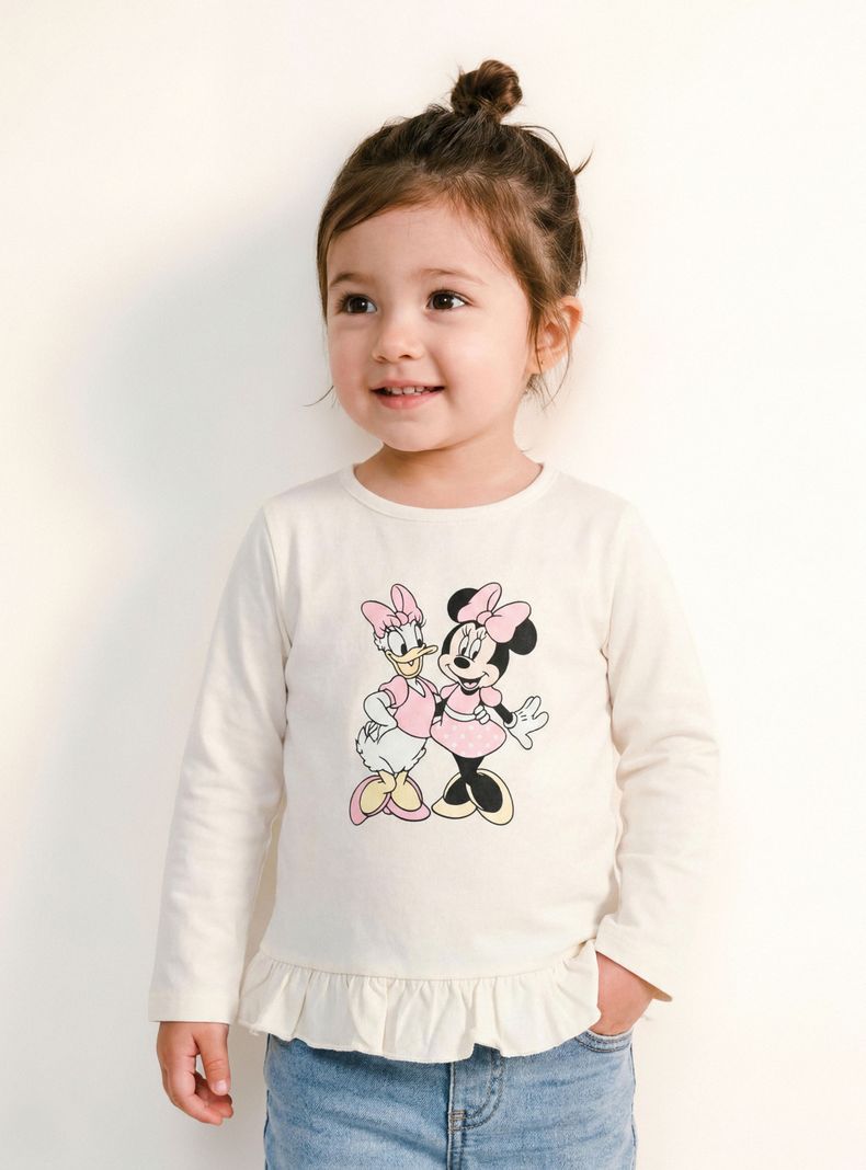 Polera Minnie Mouse con Brillo