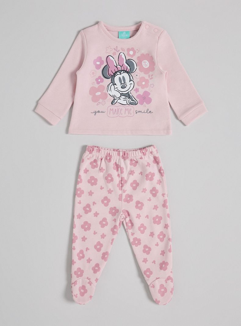 Pijama Estampado Minnie Mouse con Flores