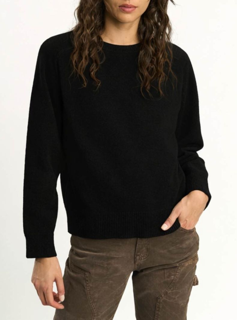 Tejido Loose Fit Round Neck Ranglán