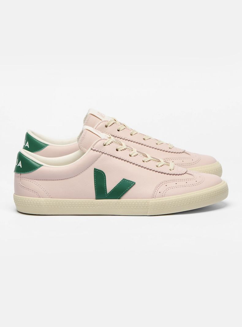Zapatilla Urbana Mujer Volley Leather Petale Golf Calcaire
