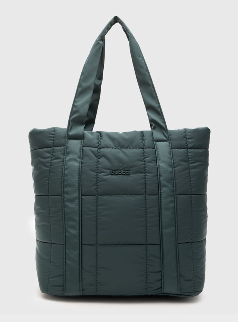 Cartera de Hombro Tote Puffer Sage