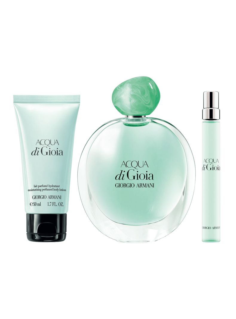 Set Perfume Acqua di Gioia EDP Mujer 100ml + 10ml + Body Lotion 50ml Giorgio Armani
