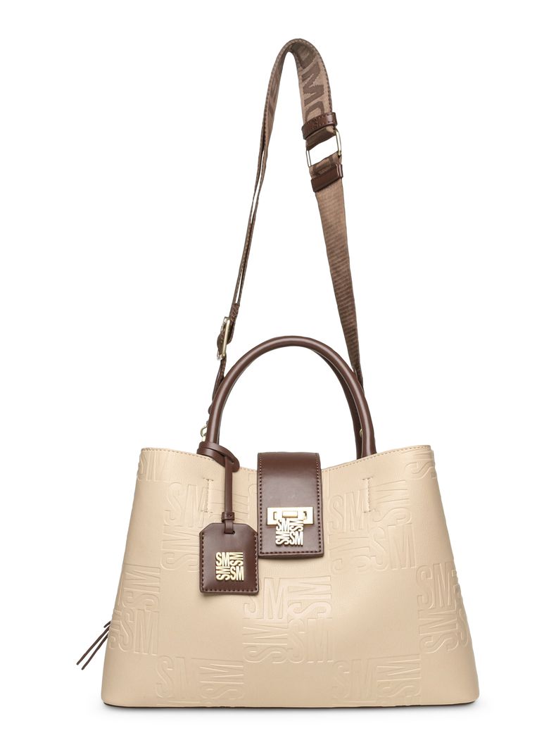 Cartera de Hombro Bkess S Beige