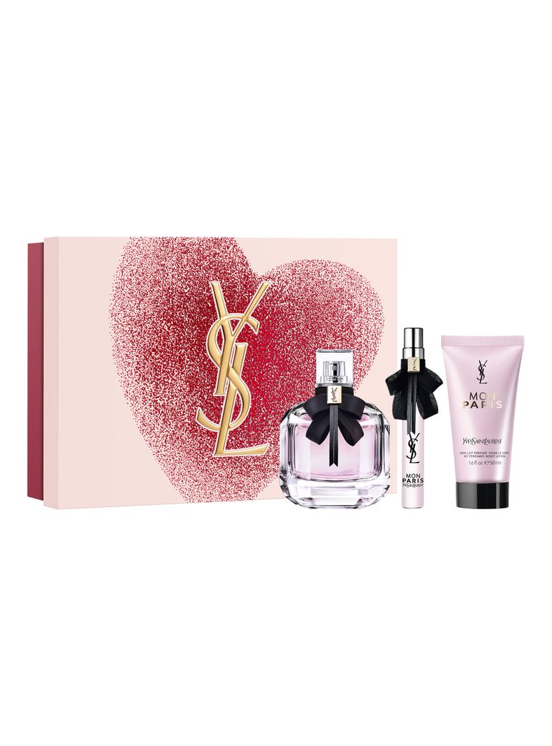Yves Saint Laurent MON PARIS セット Set Perfume Mon Paris EDP Mujer 90 ml + 10 ml + Body Lotion 50 ml