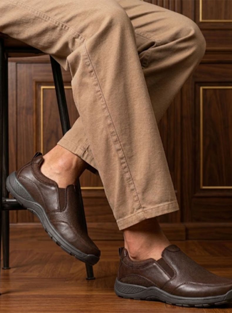 Zapato Casual Hombre Zambeze Cuero Nobuck