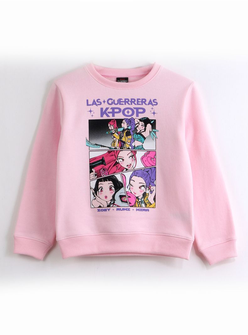 Polerón Cerrado Guerreras Kpop Cómic