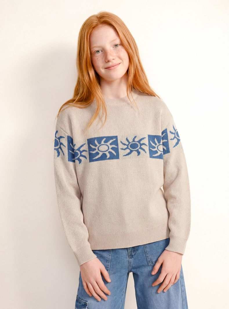 AUSSIE SWEATER DISEÑO INTARSIA