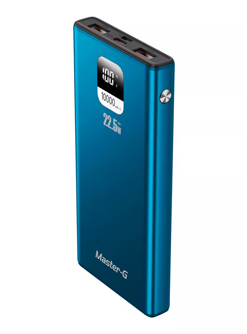 Batería Portátil Powerbank 10000 mAh 22.5W Azul