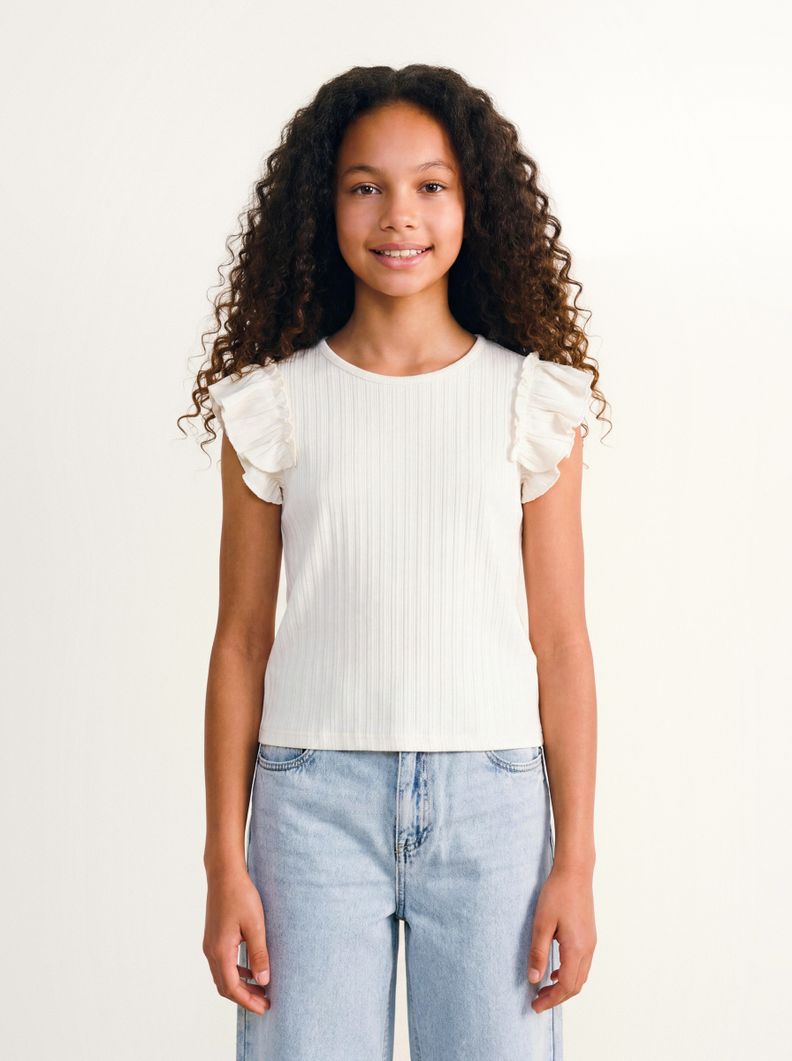 MELT POLERA RIB VUELOS DOBLES