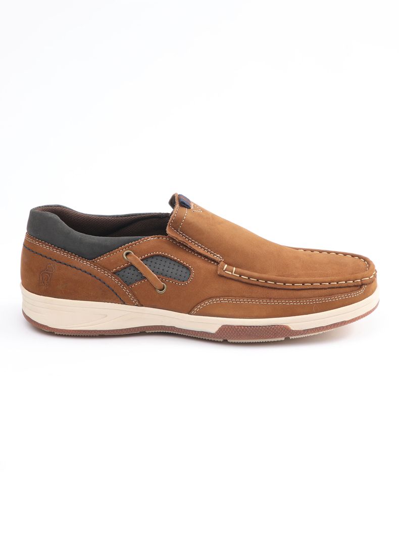 Zapato Casual Loira Cuero Nobuck Hombre