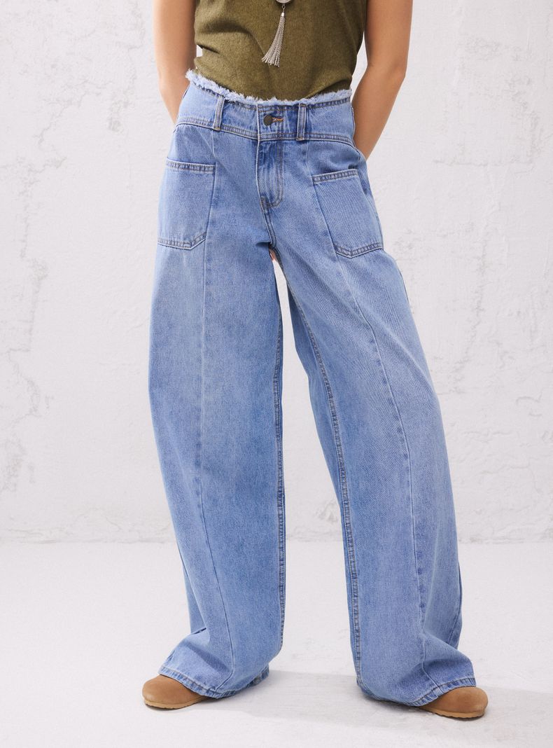 Jeans sin Pretina