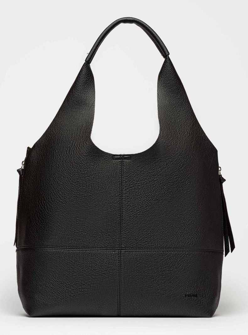 Cartera Tipo Bolso Amalfi Ecocuero Negro