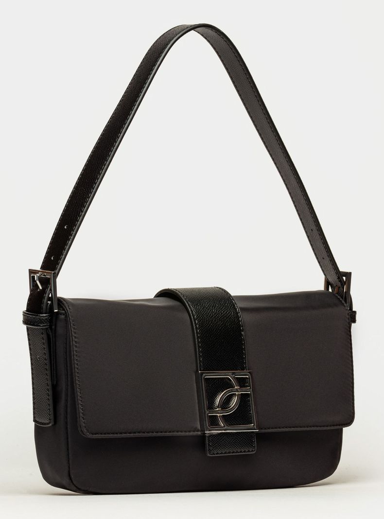 Cartera de Hombro Signature Negro
