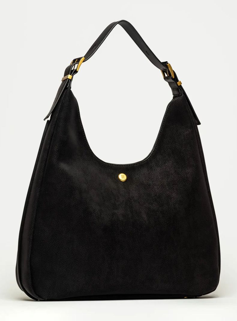 Cartera Tipo Bolso Raw Negro