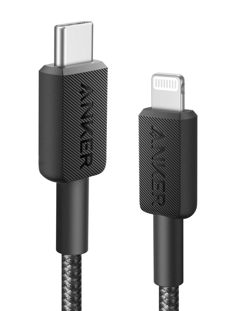 Cable Cargador 60W USB-C a Lightning 1m Negro