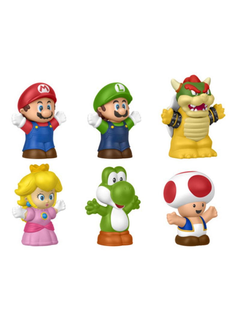Set 6 Figuras de Acción Mario Bros