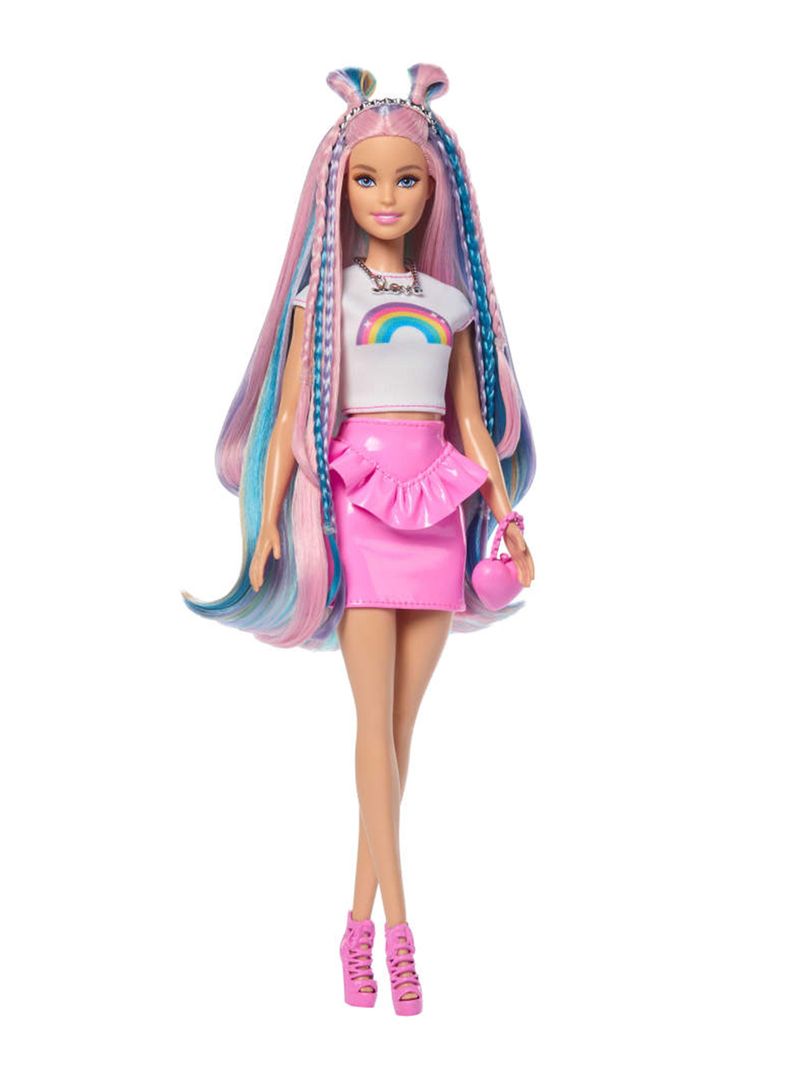 BARBIE MUÑECA PINTA Y DECORA EL CABELLO