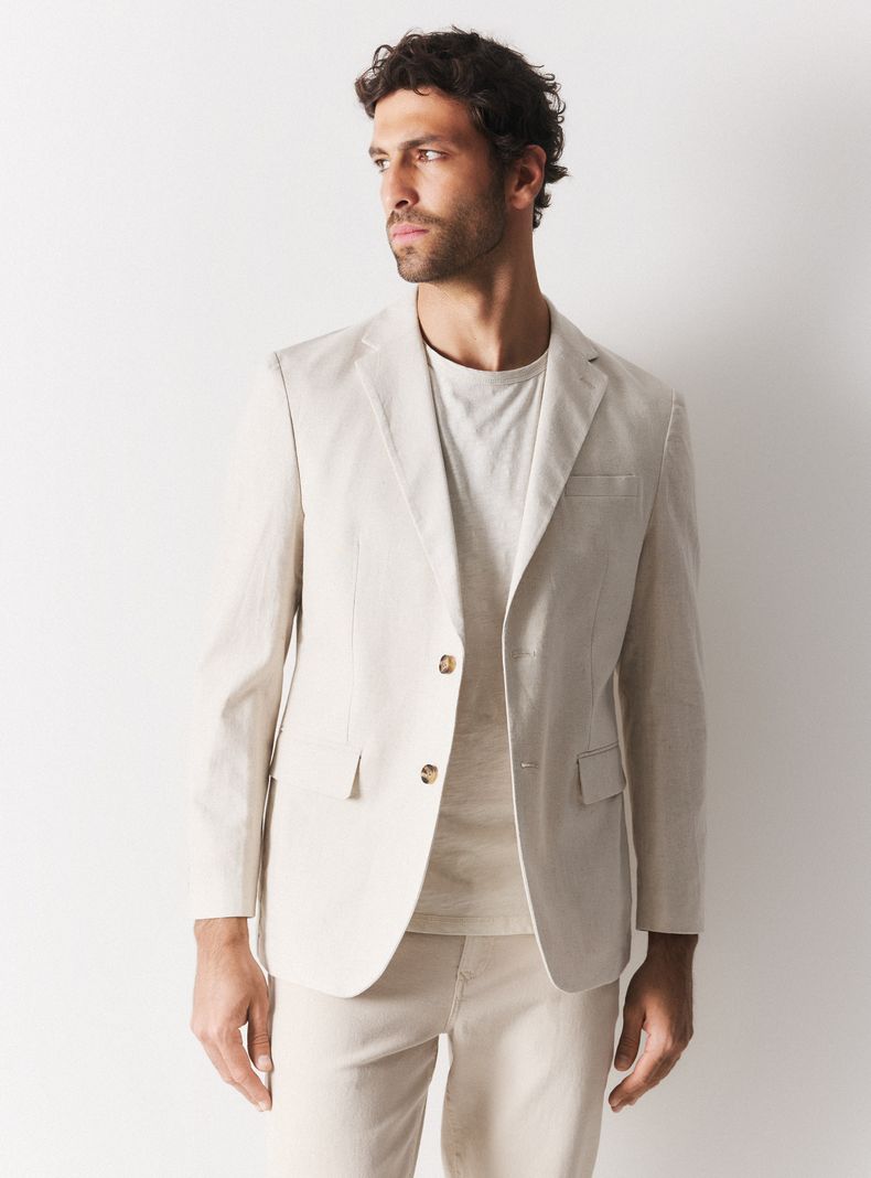 Blazer Liso Lino