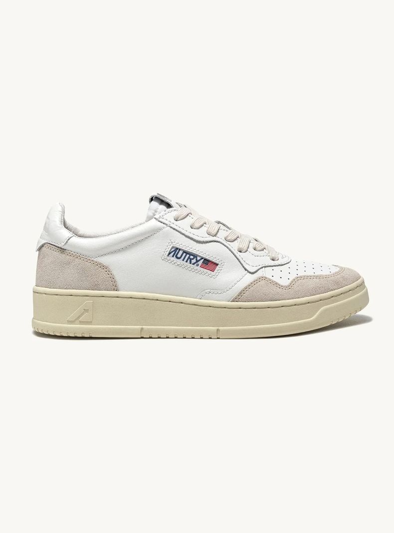 Zapatilla Urbana Mujer Medalist Low Leather Cuero White